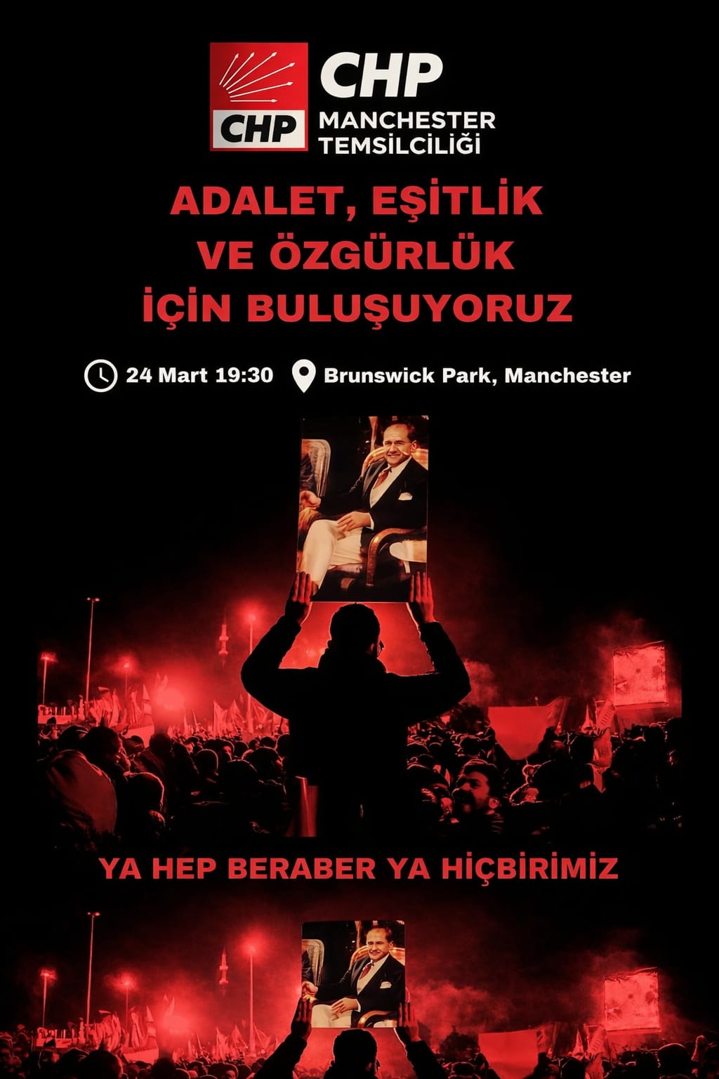 24 Mart 2025 | Adalet, Eşitlik ve Özgürlük İçin Buluşuyoruz